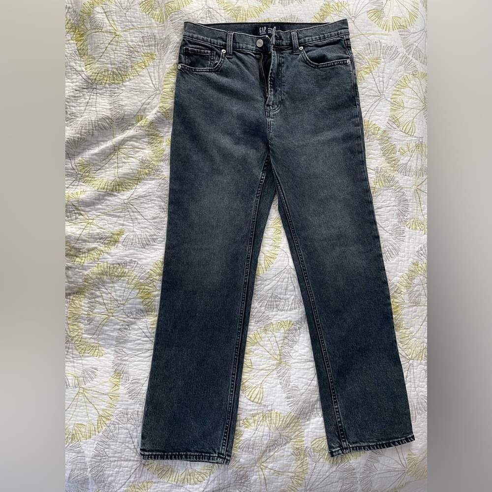 GAP 10/30 Women’s Black hawk  high rise straight Jeans